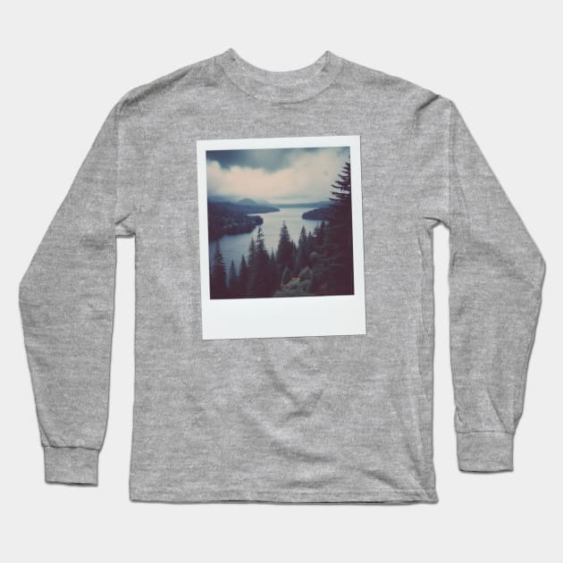 vintage photo - pacific northwest Long Sleeve T-Shirt by BoundlessWorks